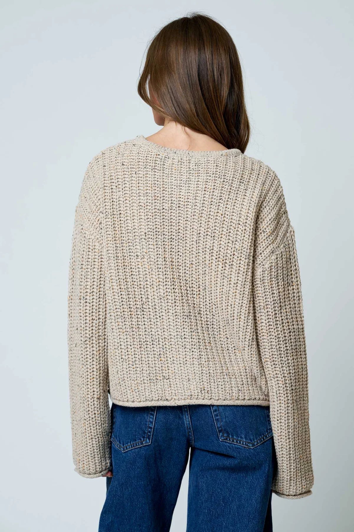 MARLED CHUNKY KNIT CARDIGAN